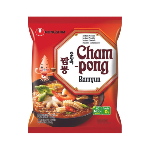 Nongshim Instantnudeln Champong Ramyun 124 g verpackung