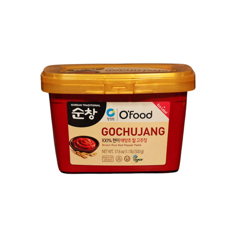 O'Food Chilipaste Gochujang 500 g verpackung