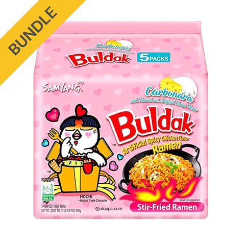 ซัมยัง ราเมน ไก่เผ็ดคาโบนาร่าไก่เผ็ด 5 X 130 ก