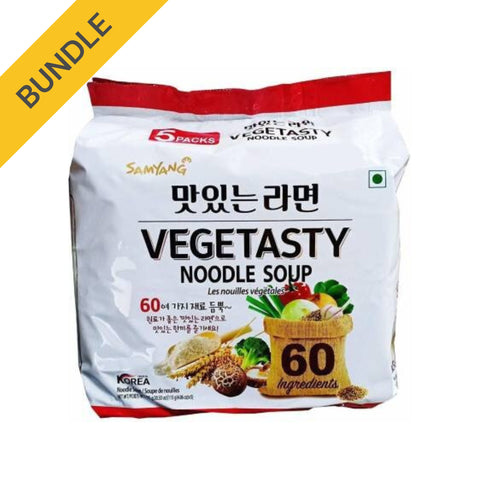 Samyang Vegetarische Instant Ramen Nudelsuppe 5 x 115 g